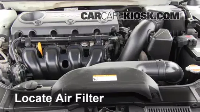 2010 Kia Forte EX 2.0L 4 Cyl. Sedan (4 Door) Filtro de aire (motor) Cambio
